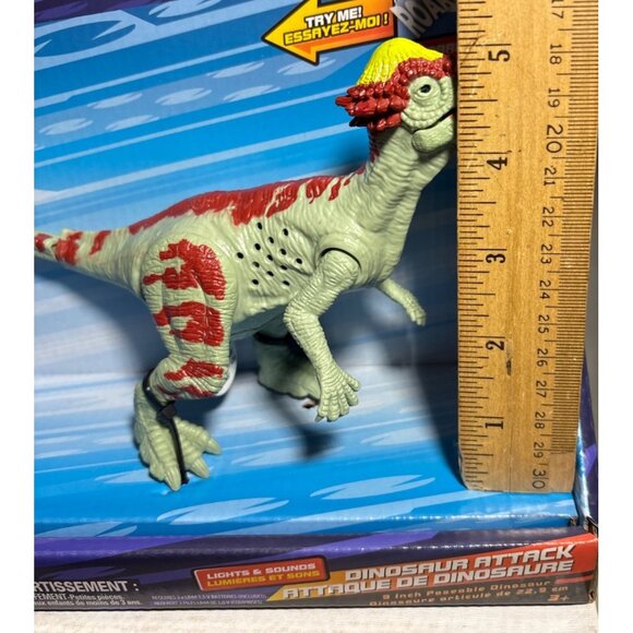 Adventure Force Dinosaur Attack 9-Inch Poseable Dinosaur Lights & Roaring Sounds - Picture 8 of 8